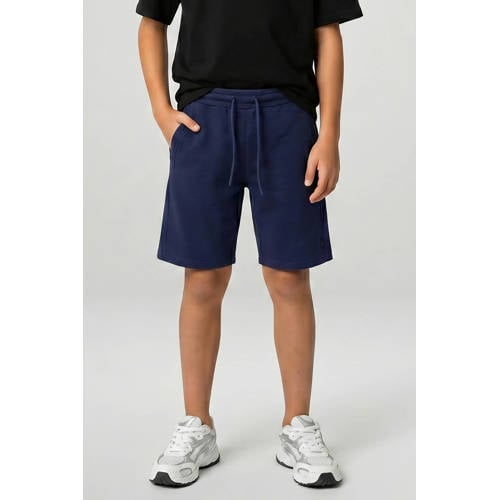 Cars regular sweatshort marineblauw Korte broek Effen - maat 116 afbeelding
