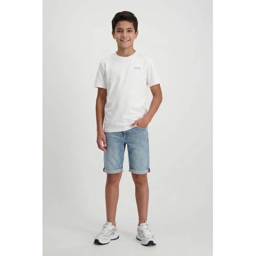 Cars denim regular waist short stonewashed Korte broek Blauw Effen - maat 176 afbeelding