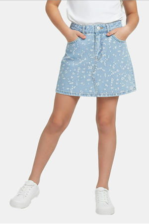 denim spijkerrok light blue denim