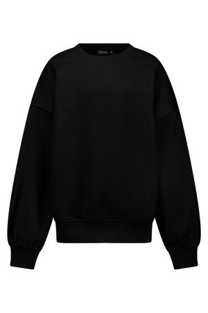 sweater met backprint zwart