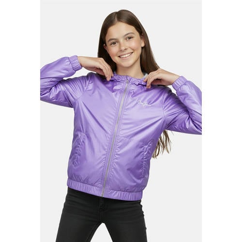 Cars zomerjas lila Paars Meisjes Polyester Capuchon Effen - maat 140 afbeelding