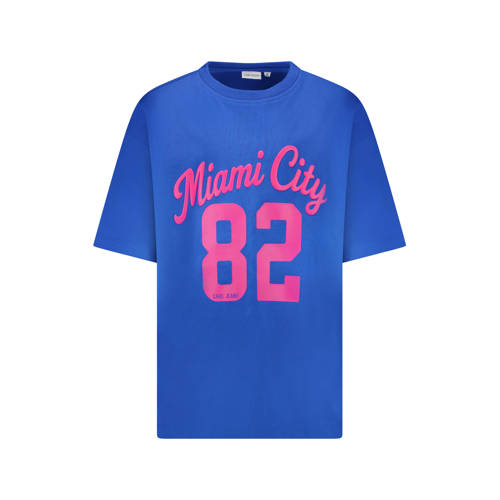 Cars T-shirt blauw Meisjes Katoen Ronde hals Printopdruk - maat 128 afbeelding