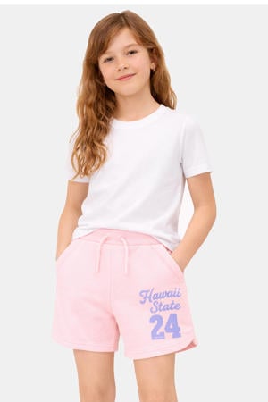 regular waist sweatshort roze