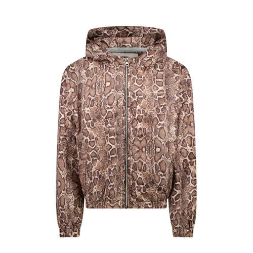 Cars zomerjas bruin Meisjes Polyester Capuchon All over print - maat 176 afbeelding