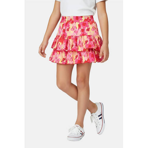 Cars midi rok strokenrok roze Meisjes Viscose All over print - maat 164 afbeelding