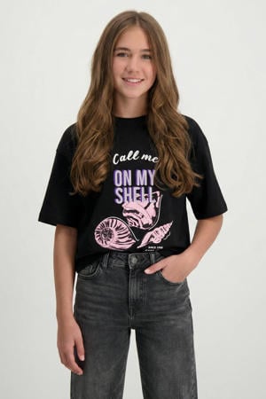 T-shirt zwart