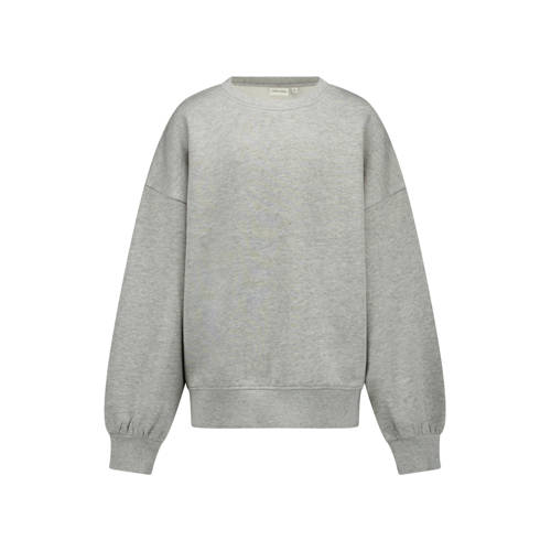 Cars sweater met backprint grijs melange Backprint - maat 116 afbeelding