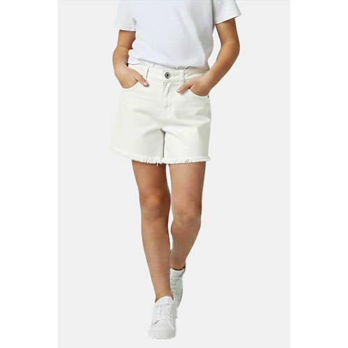 Cars denim regular short wit Korte broek Effen - maat 176 afbeelding