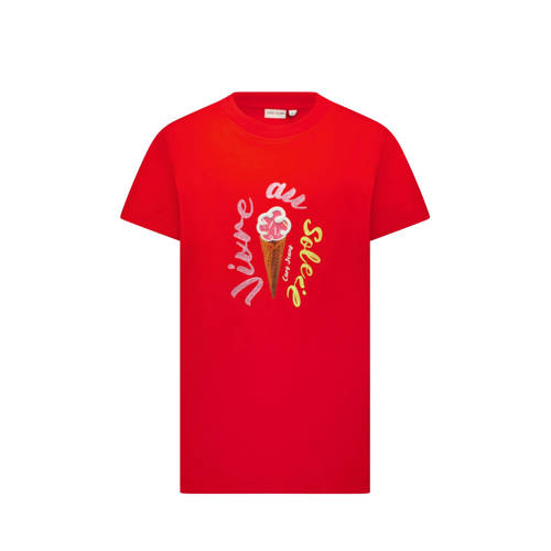 Cars T-shirt rood Meisjes Katoen Ronde hals Printopdruk - maat 140 afbeelding