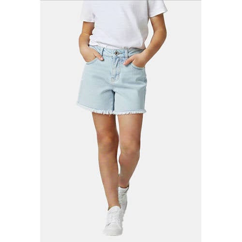 Cars denim regular short light blue denim Korte broek Blauw Effen - maat 164 afbeelding