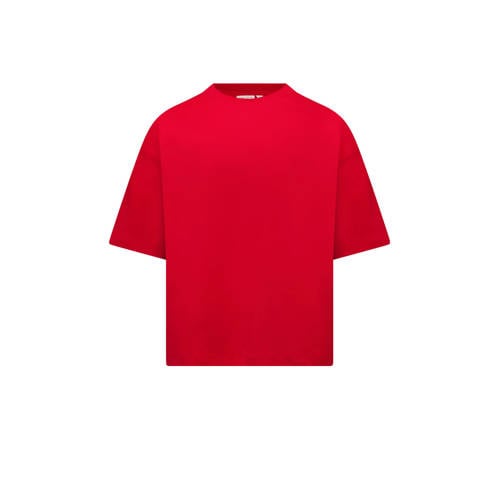Cars T-shirt met backprint rood Meisjes Katoen Ronde hals Backprint - maat 116 afbeelding