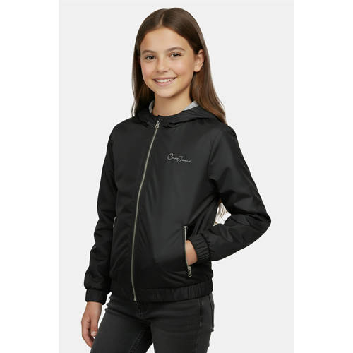 Cars zomerjas zwart Meisjes Polyester Capuchon Effen - maat 152 afbeelding