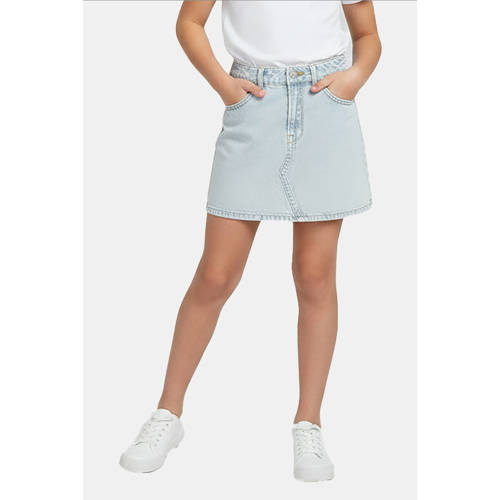 Cars denim spijkerrok light blue denim Blauw Effen - maat 176 afbeelding