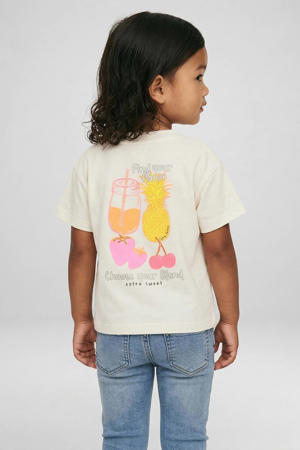 T-shirt met backprint offwhite