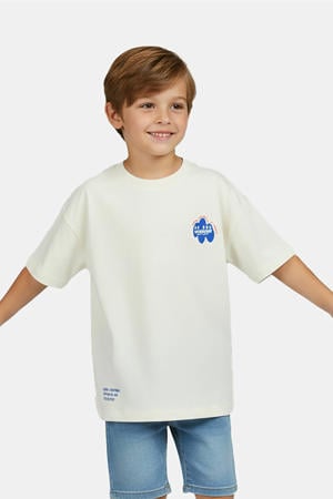 T-shirt met backprint offwhite