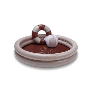 wild life beige speelzwembad set (ø120 cm)