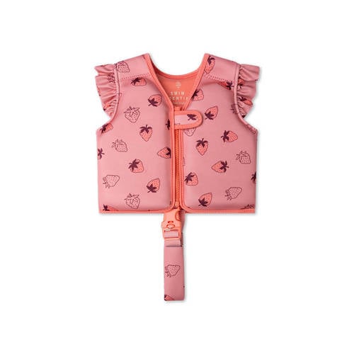 Swim Essentials strawberry fields zwemvest (1-2 jaar / 11-15 kg) Roze afbeelding