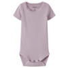 NAME IT BABY romper roze rib gebreid