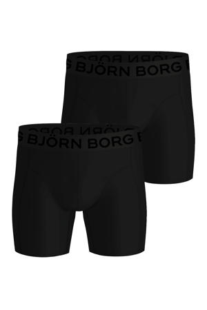 sportboxershort - zwart (set van 2)