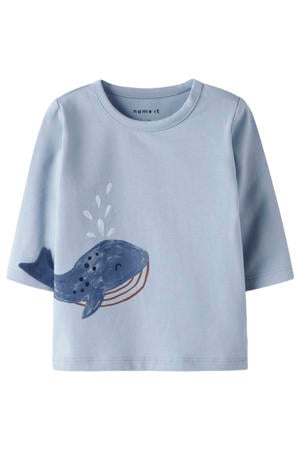 longsleeve lichtblauw