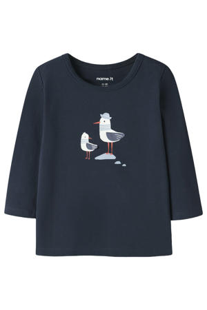 longsleeve donkerblauw