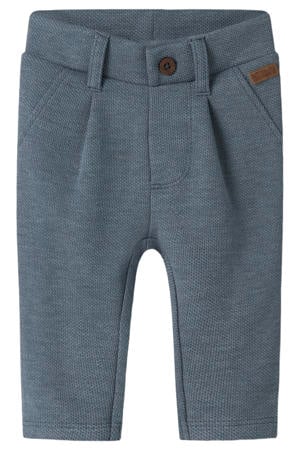 straight casual broek blauw