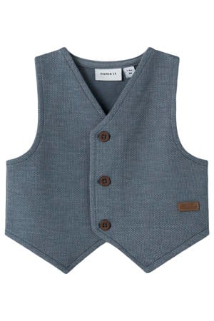 gilet blauw