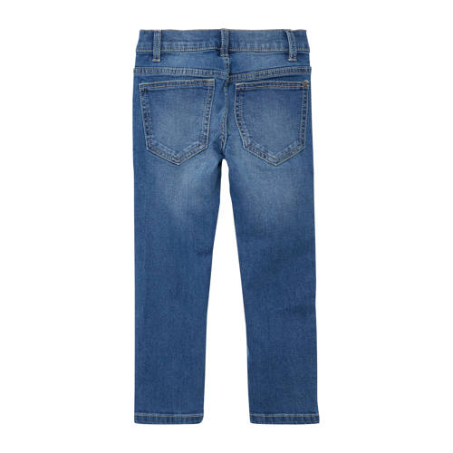 s.Oliver slim fit jeans medium blue denim Blauw Effen - maat 134 afbeelding
