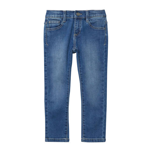 s.Oliver slim fit jeans medium blue denim Blauw Effen - maat 128 afbeelding