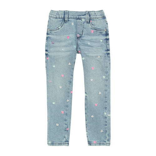 s.Oliver slim fit jeans light blue denim Blauw All over print - maat 92 afbeelding