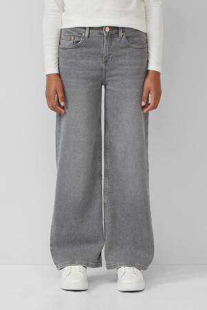 wide leg jeans grey denim