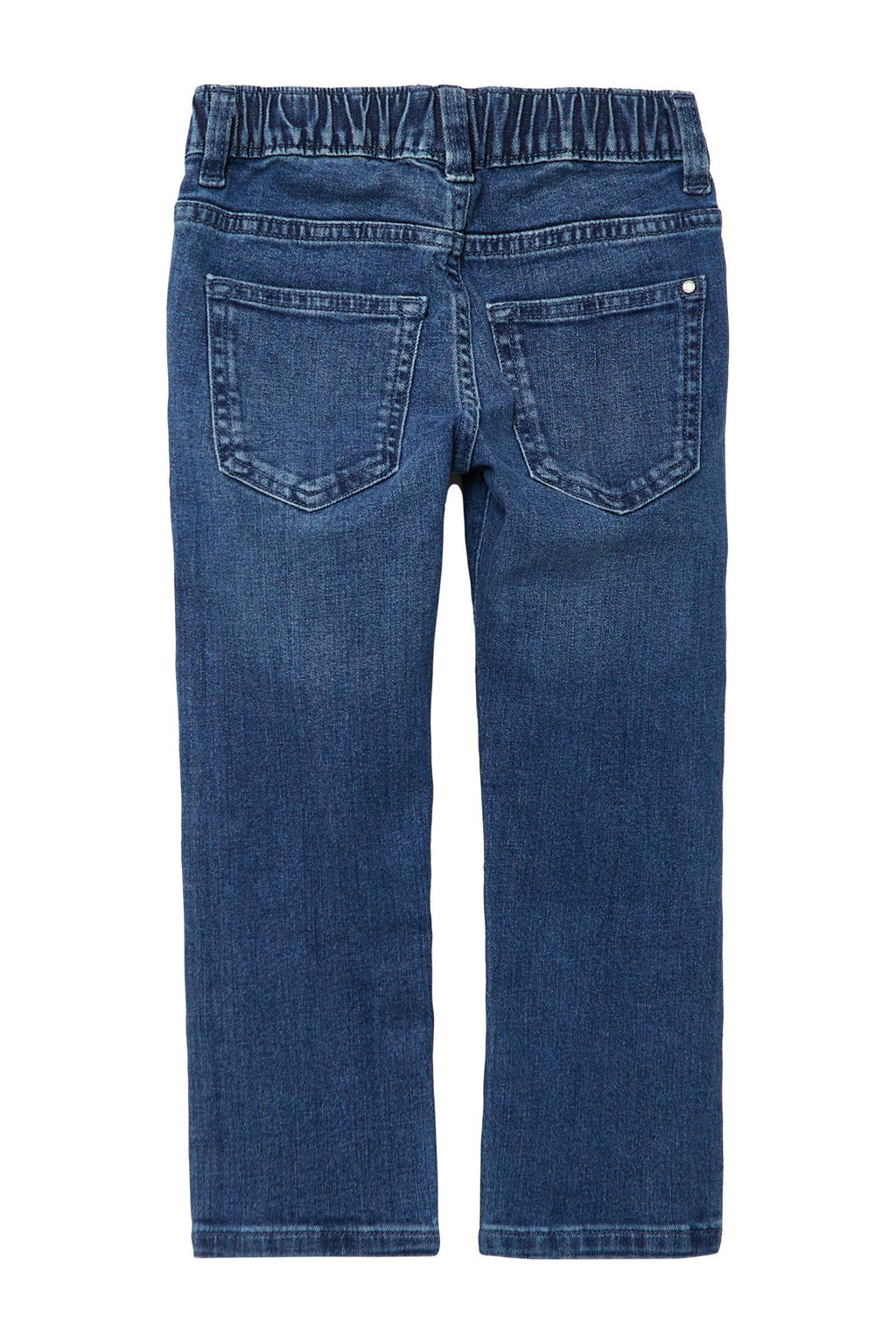 s.Oliver wide leg jeans met high waist dark denim