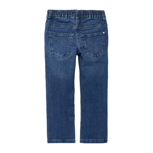 s.Oliver slim fit jeans medium blue denim Blauw Effen - maat 122 afbeelding
