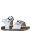 Shoesme leren sandalen zilver