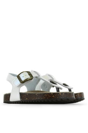 sandalen metallic wit