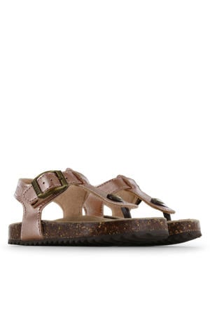 sandalen metallic rosé