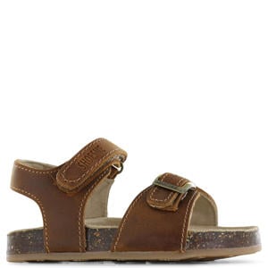 leren sandalen bruin