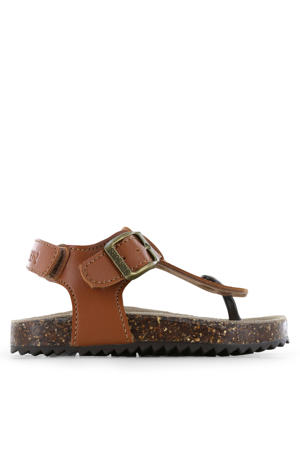 sandalen cognac bruin