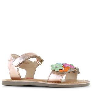 leren sandalen rosé