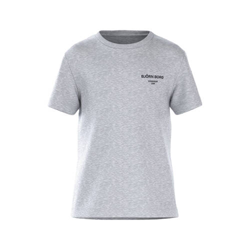 Björn Borg T-shirt grijs Jongens Katoen Ronde hals Effen - maat 146-152 afbeelding