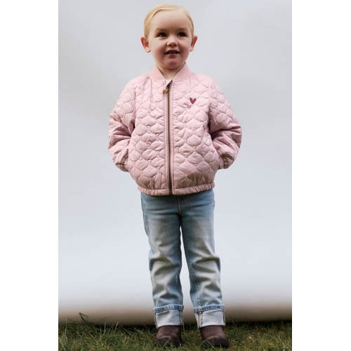 NAME IT MINI bomberjack roze Jas Meisjes Polyester Ronde hals Backprint - maat 80 afbeelding