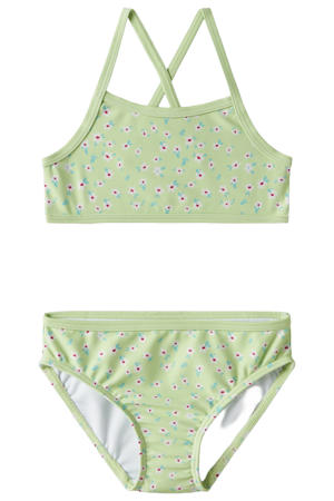 crop bikini groen