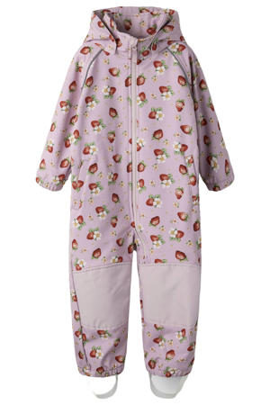 softshell buitenspeelpak NMFALFA roze/rood