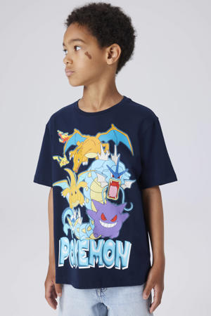 Pokemon T-shirt donkerblauw
