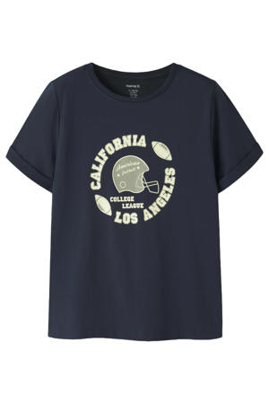 T-shirt donkerblauw