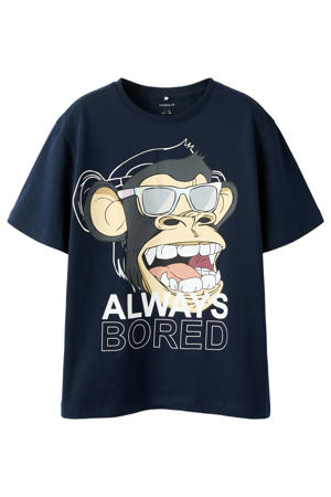 T-shirt donkerblauw