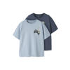 NAME IT KIDS T-shirt - donkerblauw (set van 2)