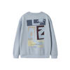 NAME IT KIDS sweater met backprint lichtblauw