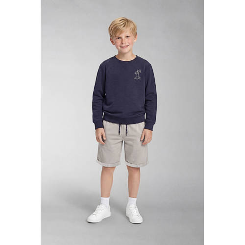 NAME IT KIDS regular sweatshort greige Korte broek Grijs Effen - maat 134 afbeelding