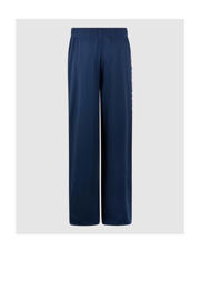 thumbnail: Shoeby wide leg gebloemde casual broek donkerblauw